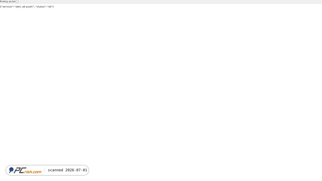 Screenshot of pixel.omnisegment.com
