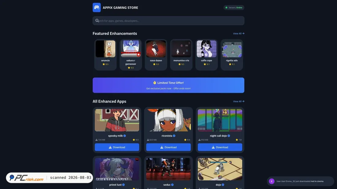Screenshot of pixelono.online