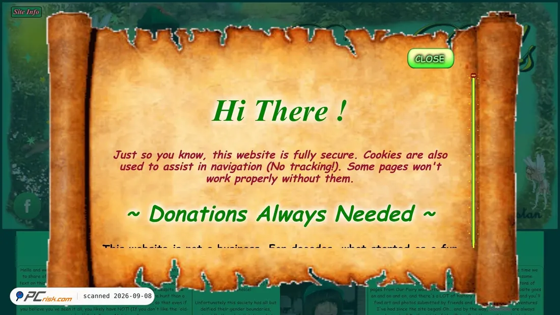 Screenshot von pixyland.org