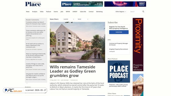 placenorthwest.co.uk screenshot
