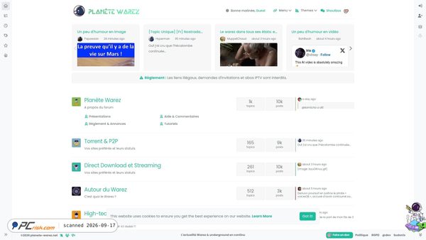 planete-warez.net screenshot