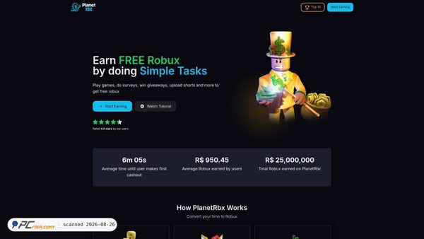 planetrbx.com screenshot