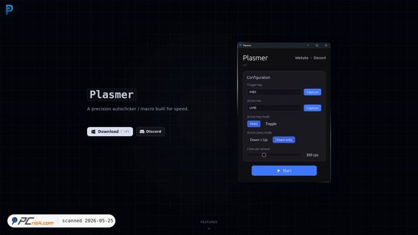 plasmer.top screenshot