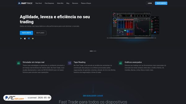 plataformafasttrade.com.br screenshot