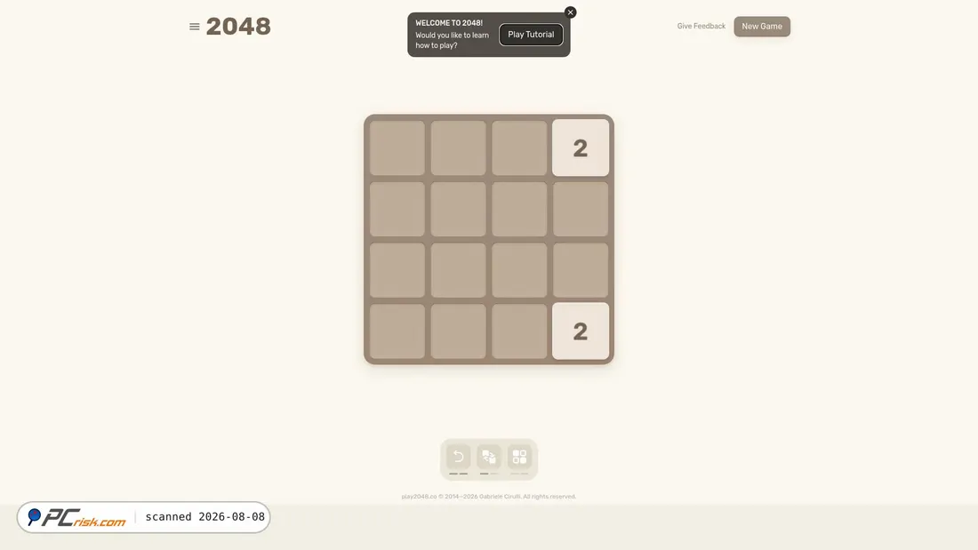 Zrzut ekranu play2048.co