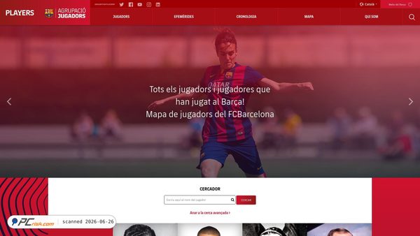 players.fcbarcelona.com screenshot
