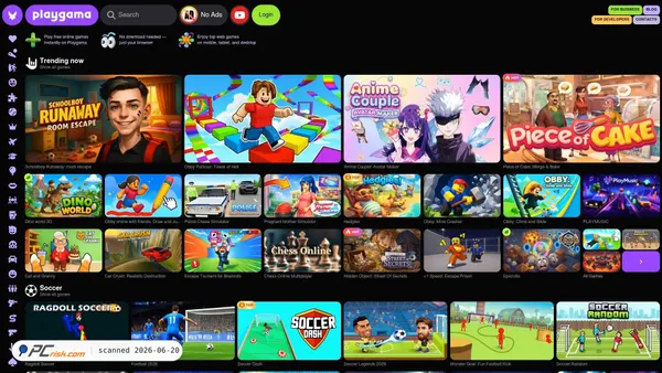 playgama.com screenshot