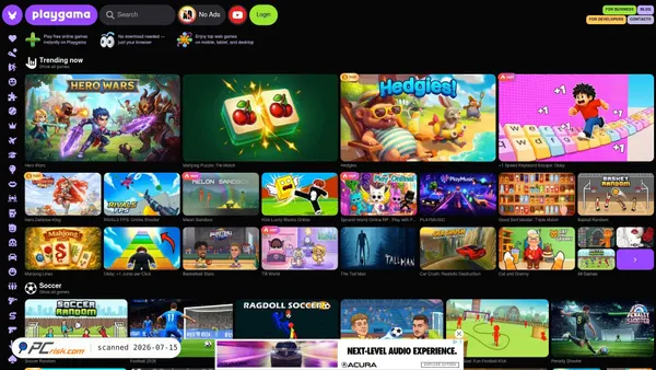 playgama.com screenshot