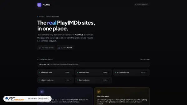 playimdb.com screenshot