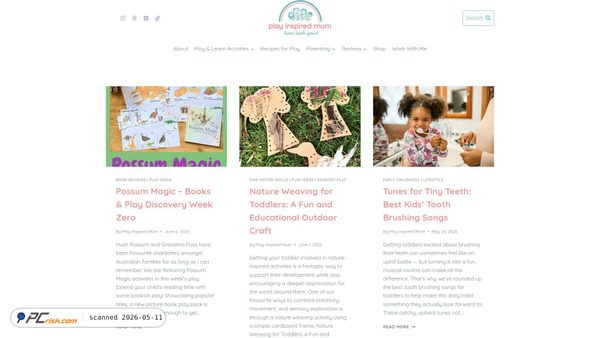 playinspiredmum.com screenshot