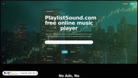 Zrzut ekranu playlistsound.com