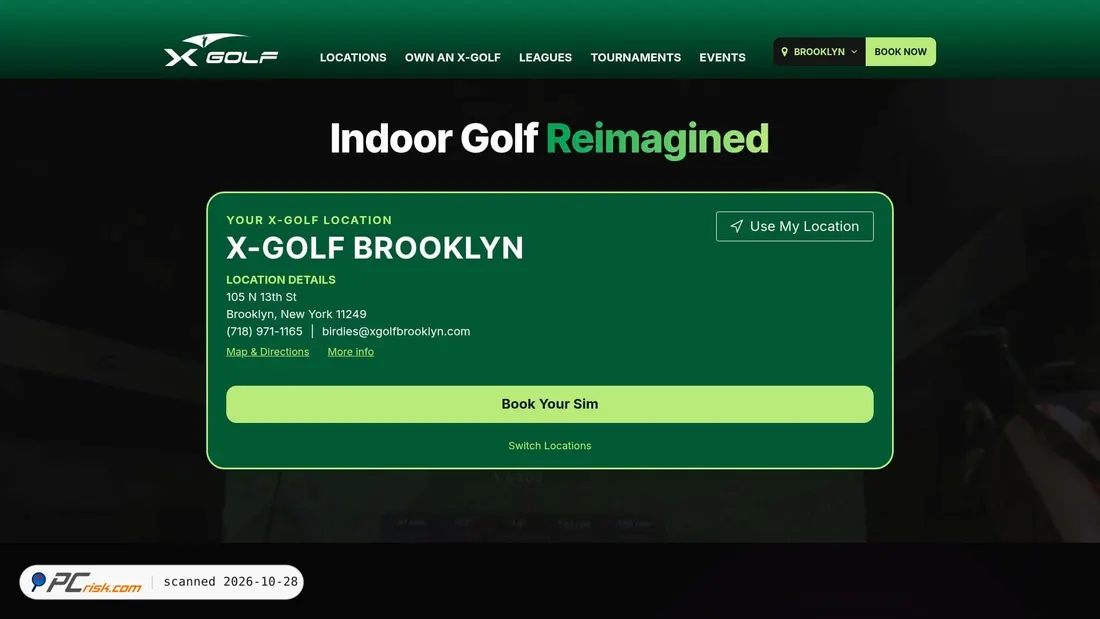 Screenshot of playxgolf.com