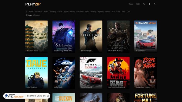 playzip.net screenshot