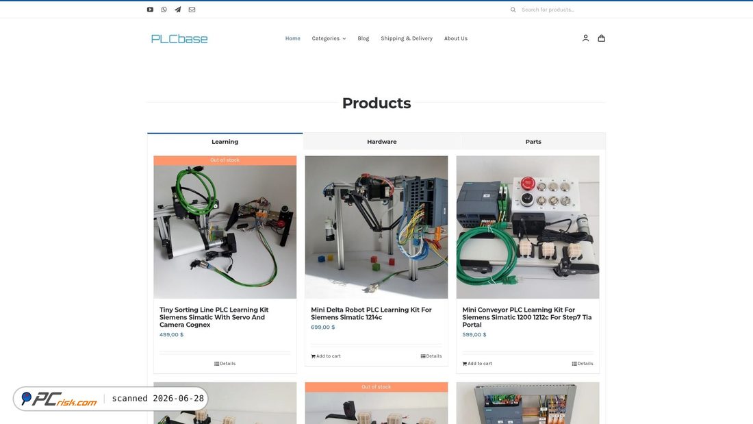 Screenshot of plcbase.org