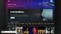 Screenshot di plex.tv