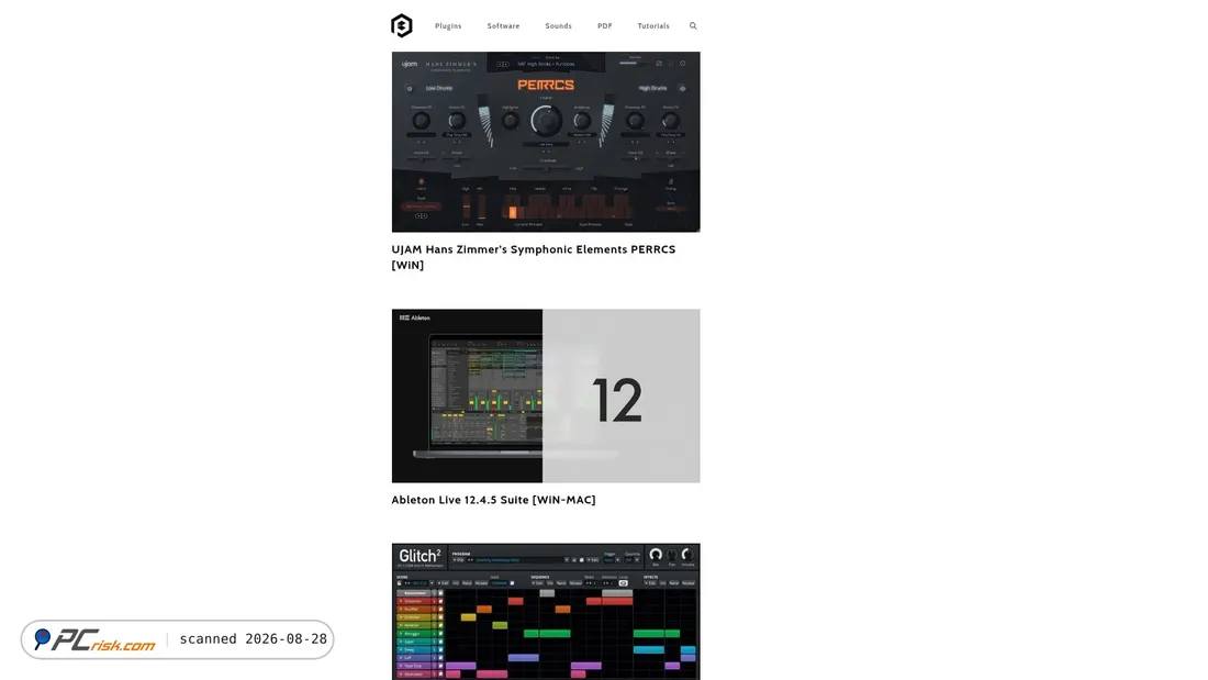 Screenshot von plugincrack.com