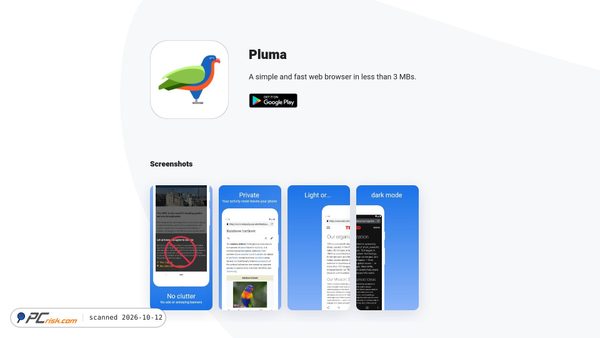 pluma.qflair.com Screenshot