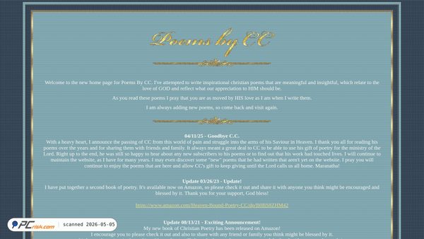 poemsbycc.com screenshot