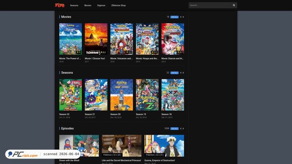 pokemonfire.com screenshot