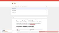 pokemonfireash.net screenshot
