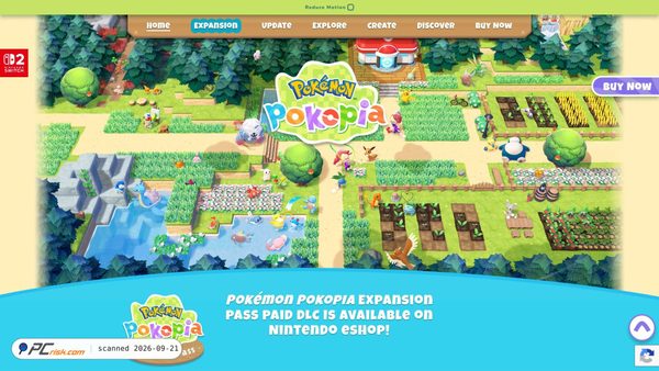 pokopia.pokemon.com screenshot