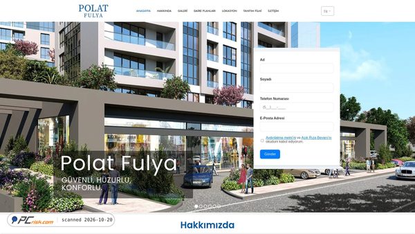 Screenshot di polatfulya.com