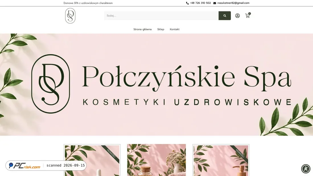 Screenshot of polczynskiespakosmetyki.pl