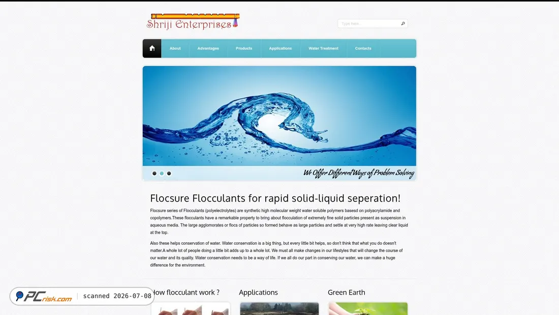 Screenshot of polyelectrolyte.com