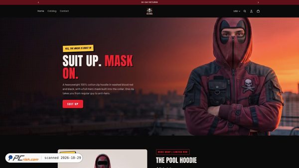 poolhoodie.store screenshot