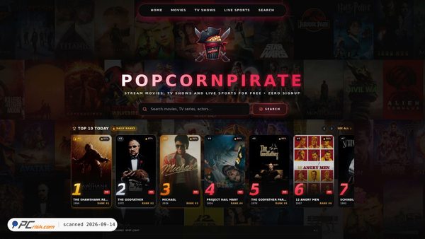 popcorn-pirate.com Screenshot