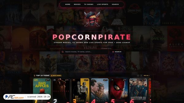 Zrzut ekranu popcorn-pirate.com