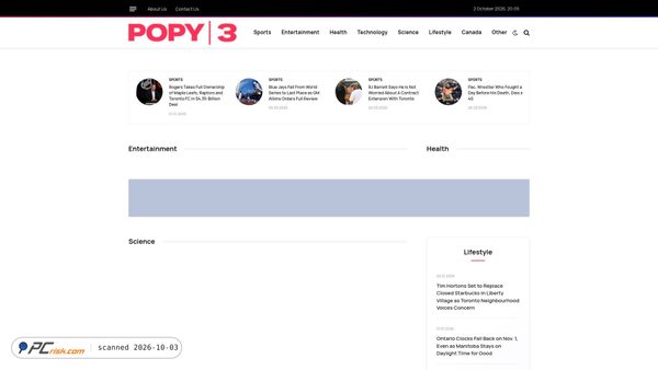 popy3.com screenshot