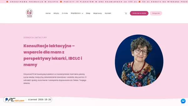 Screenshot di porady-laktacyjne.eu