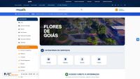 portal.floresdegoias.go.gov.br screenshot