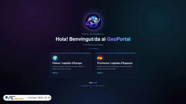 portalgeo.es screenshot
