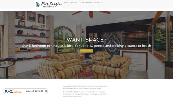 portdouglaspenthouse.com.au screenshot