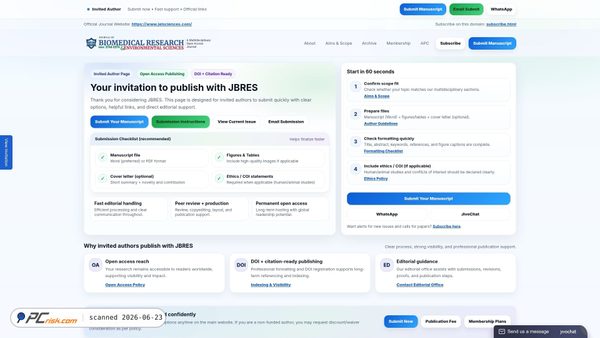 postal.oajp.org screenshot