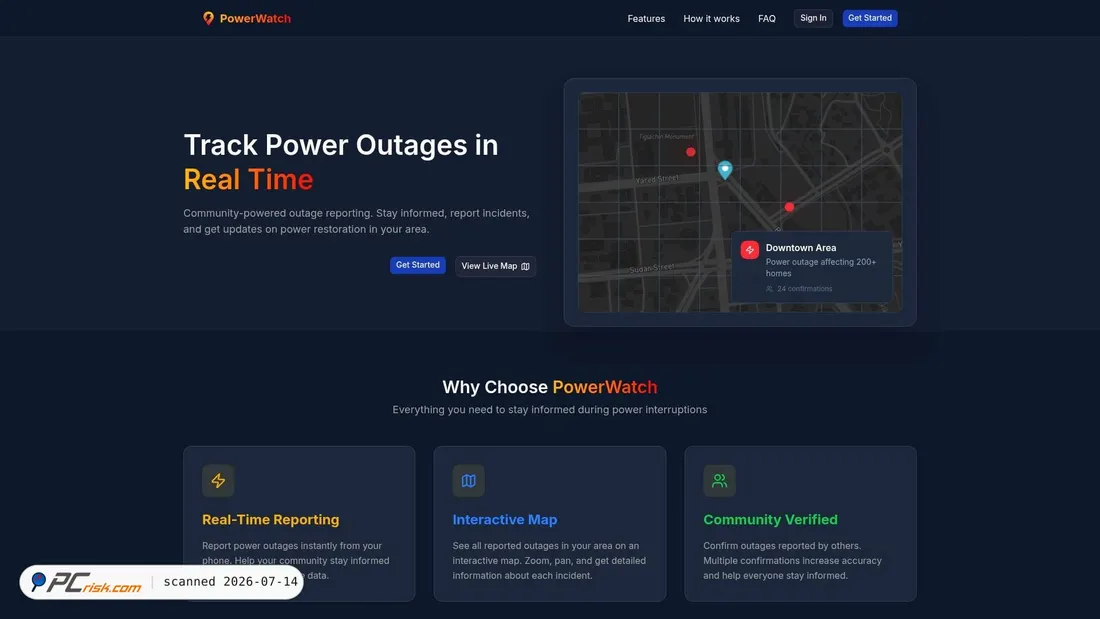 Screenshot of power-watch.netlify.app
