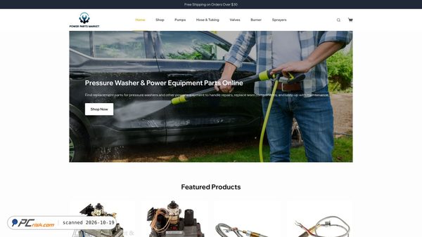 Screenshot di powerpartsmarket.com