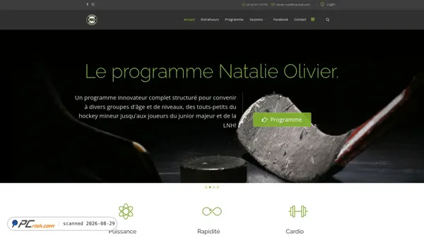 Captura de powerskatingnatalieolivier.com