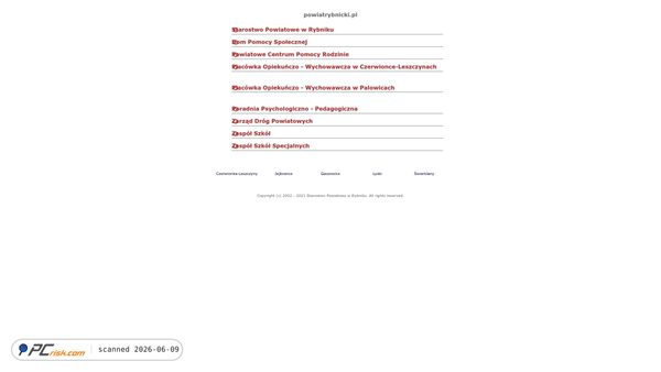 powiatrybnicki.pl screenshot