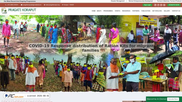pragatikoraput.org screenshot