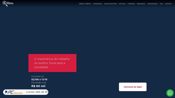 premiosindifiscomg.org.br screenshot