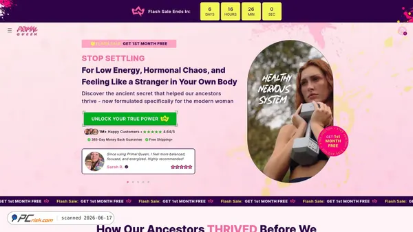 primalqueen.com screenshot