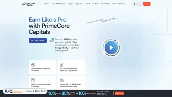 primecorecpt.org screenshot