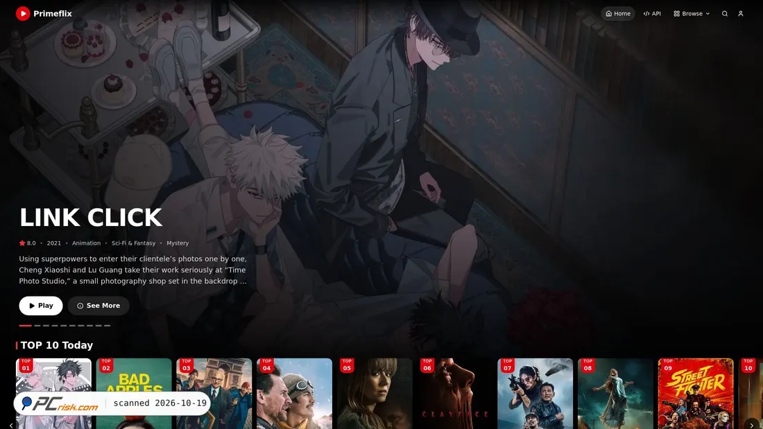 Is primeflix.ru Safe? Security Scan Report | PCrisk