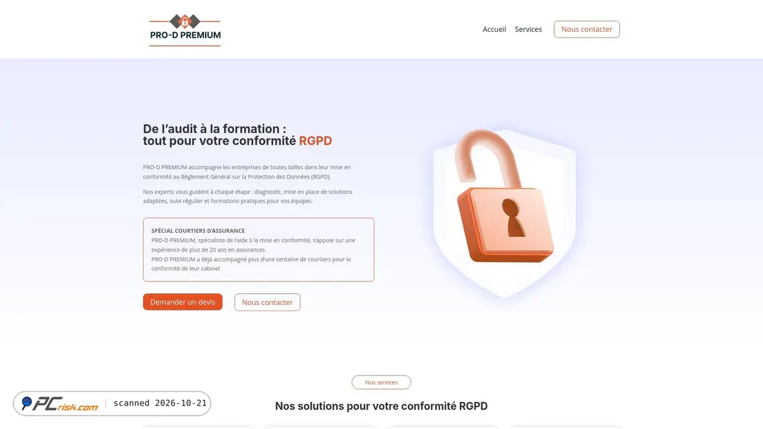 Screenshot von pro-dpremium.com