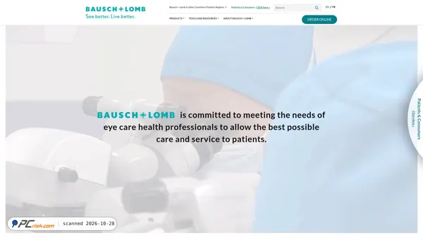 pro.bausch.ca screenshot