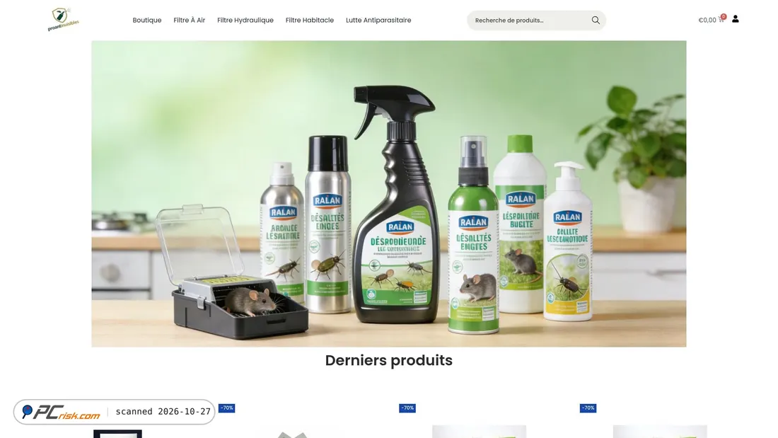 Captura de pantalla de proantinuisibles.com