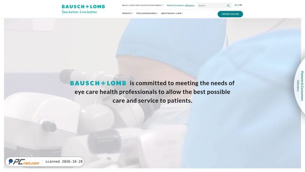 probausch.wpenginepowered.com screenshot